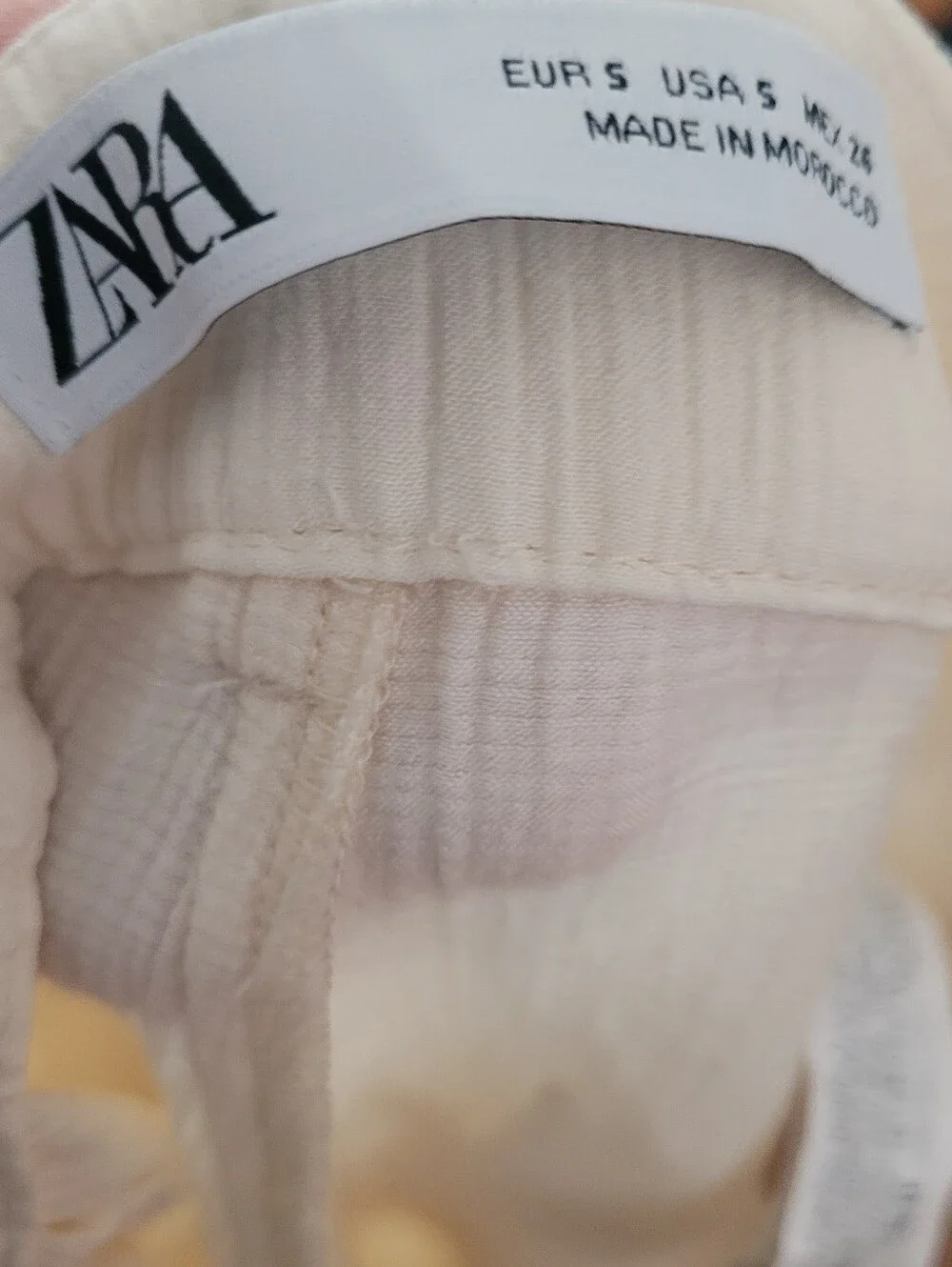 1 CALL OUT SMALL STAIN ZARA Gauze Pants
